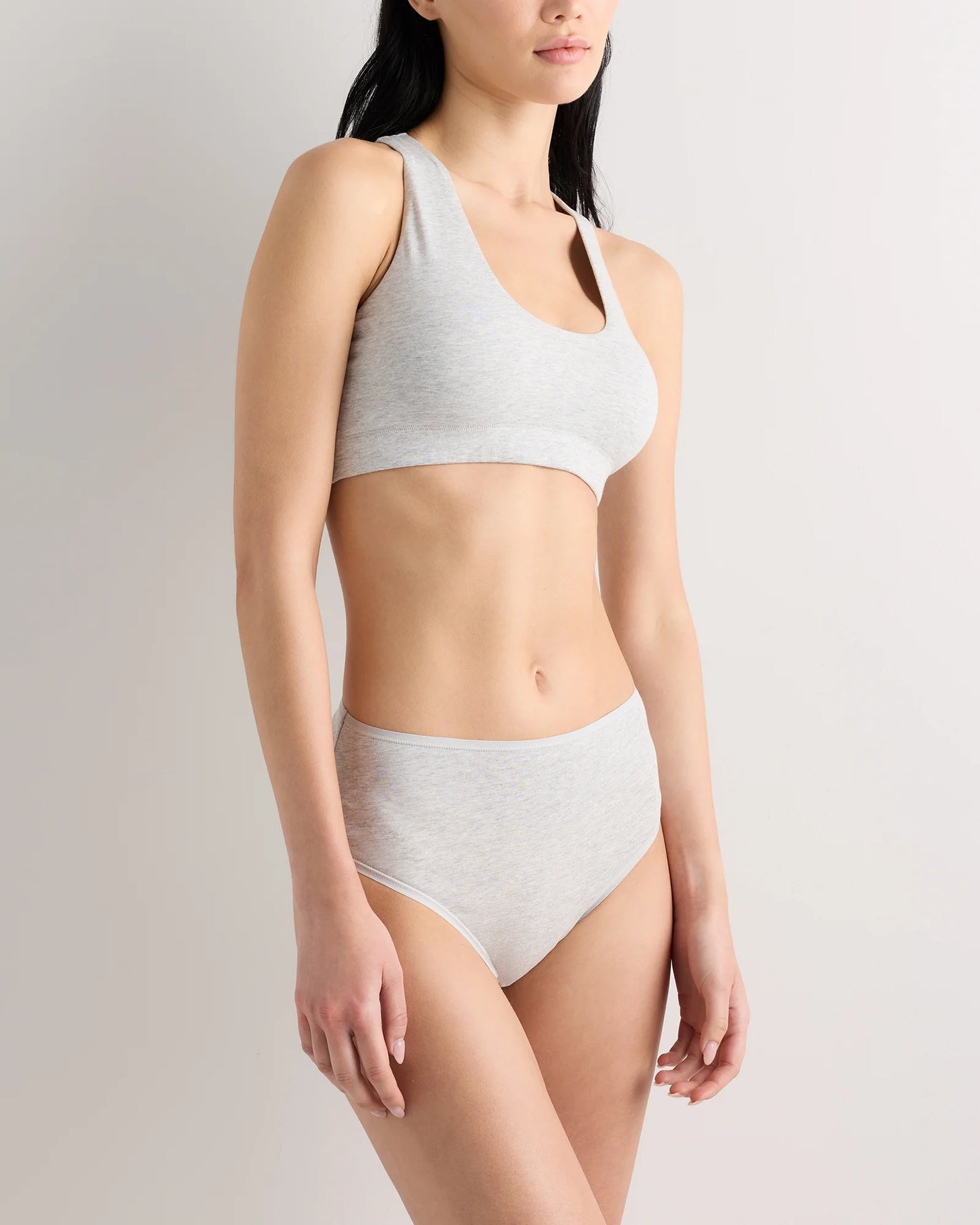 Organic Cotton Racerback Bralette (2-Pack) - XS / Black
