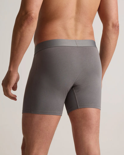 Organic Cotton 4'' Trunk (3-pack) - XS / Light Grey