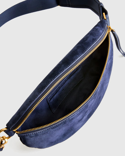 Quinn Suede Sling Bag - One Size / Whiskey
