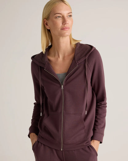 SuperSoft Fleece Full-Zip Hoodie - XS / Smoked Thyme Green