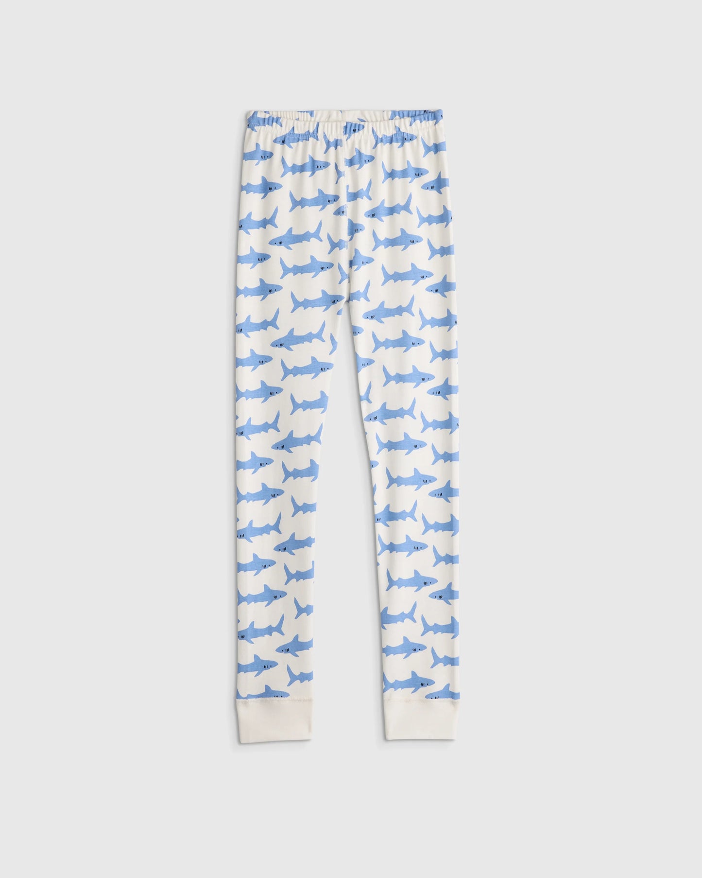 100% Organic Cotton Long Sleeve and Pant Pajama Set - 6 / Navy Stripe