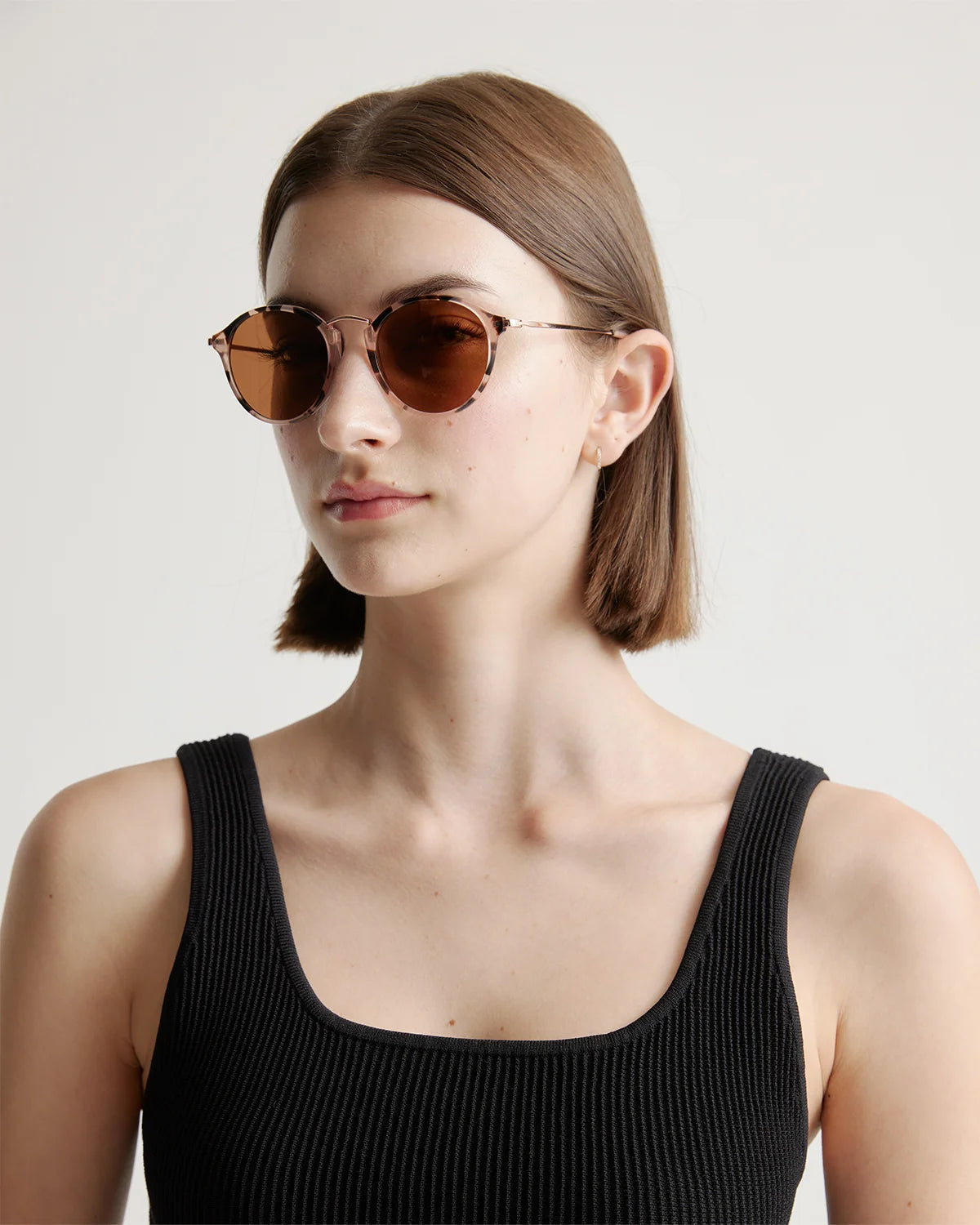 Ryder Polarized Acetate Sunglasses - One Size / Fawn Tortoise with Brown lens
