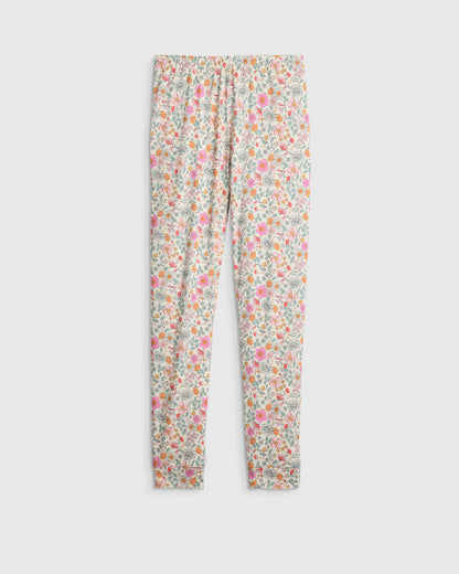 Bamboo Long Sleeve and Pant Pajama Set - 6 / Wildflower Dreams