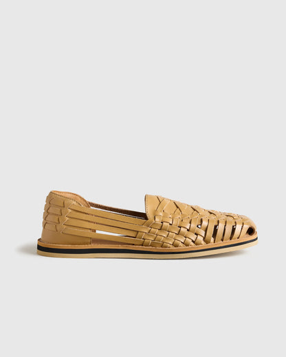 Handcrafted Leather Huarache Sandal - 7 / Brandy