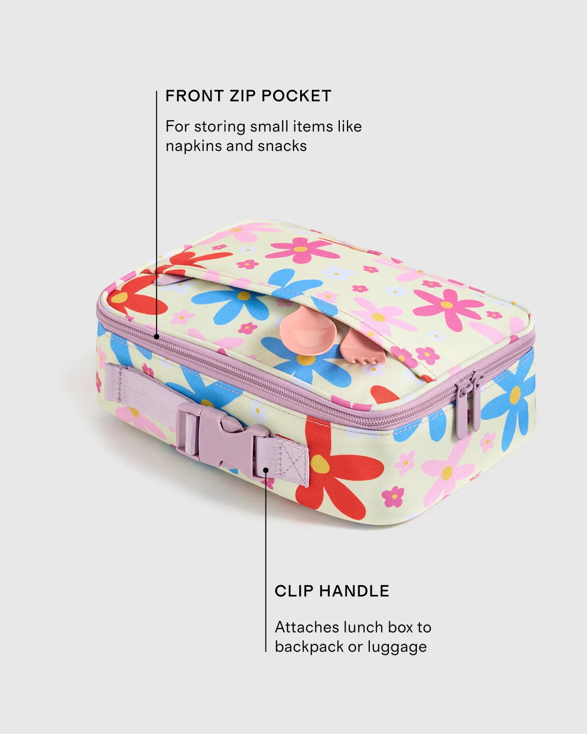 Recycled Lunch Box - One Size / Rainbow Clouds