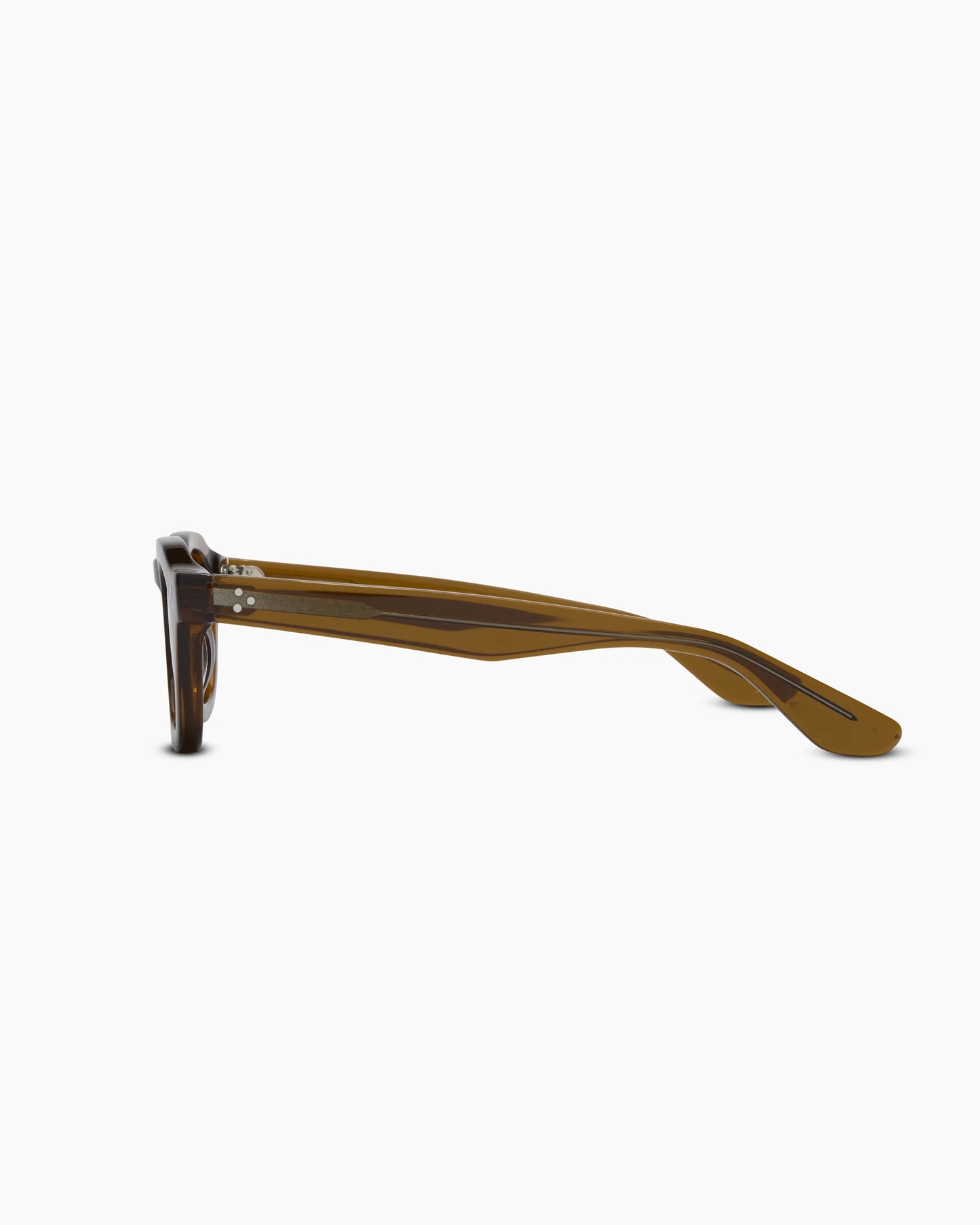 Maldives Polarized Acetate Sunglasses - One Size / Clear Spice with Grey lens