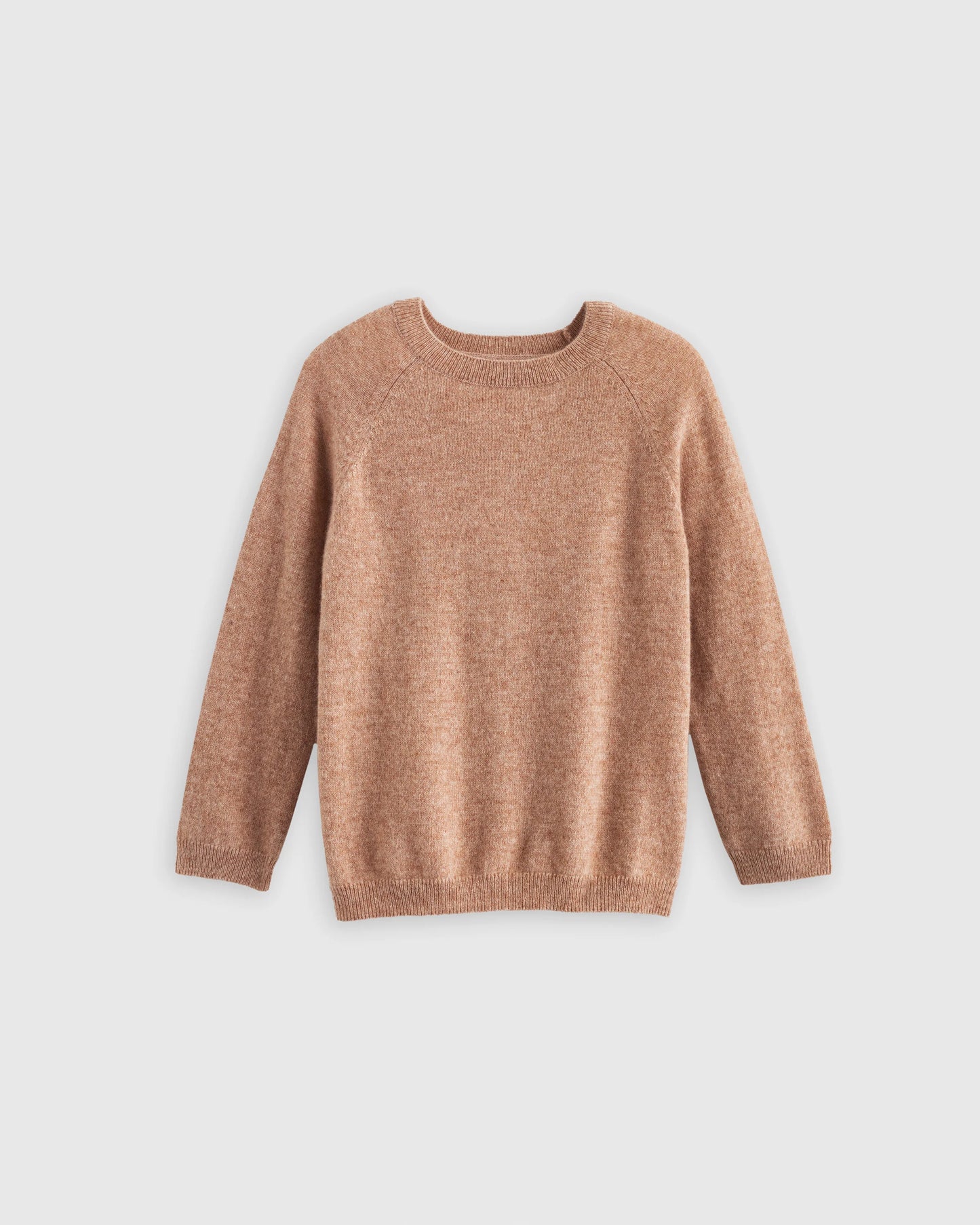 Washable Cashmere Crewneck Sweater - 2T / Forest Floor Green