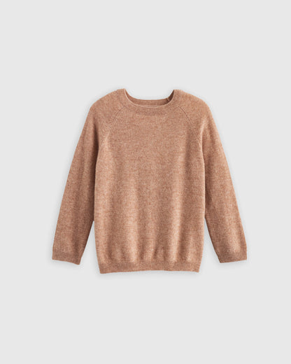 Washable Cashmere Crewneck Sweater - 2T / Forest Floor Green