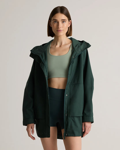 Weather Proof Oversized Rain Jacket - XS / Tea Green