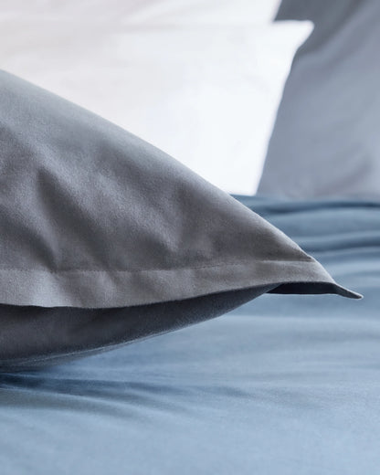Organic Brushed Cotton Euro Sham - Euro / Dusty Olive