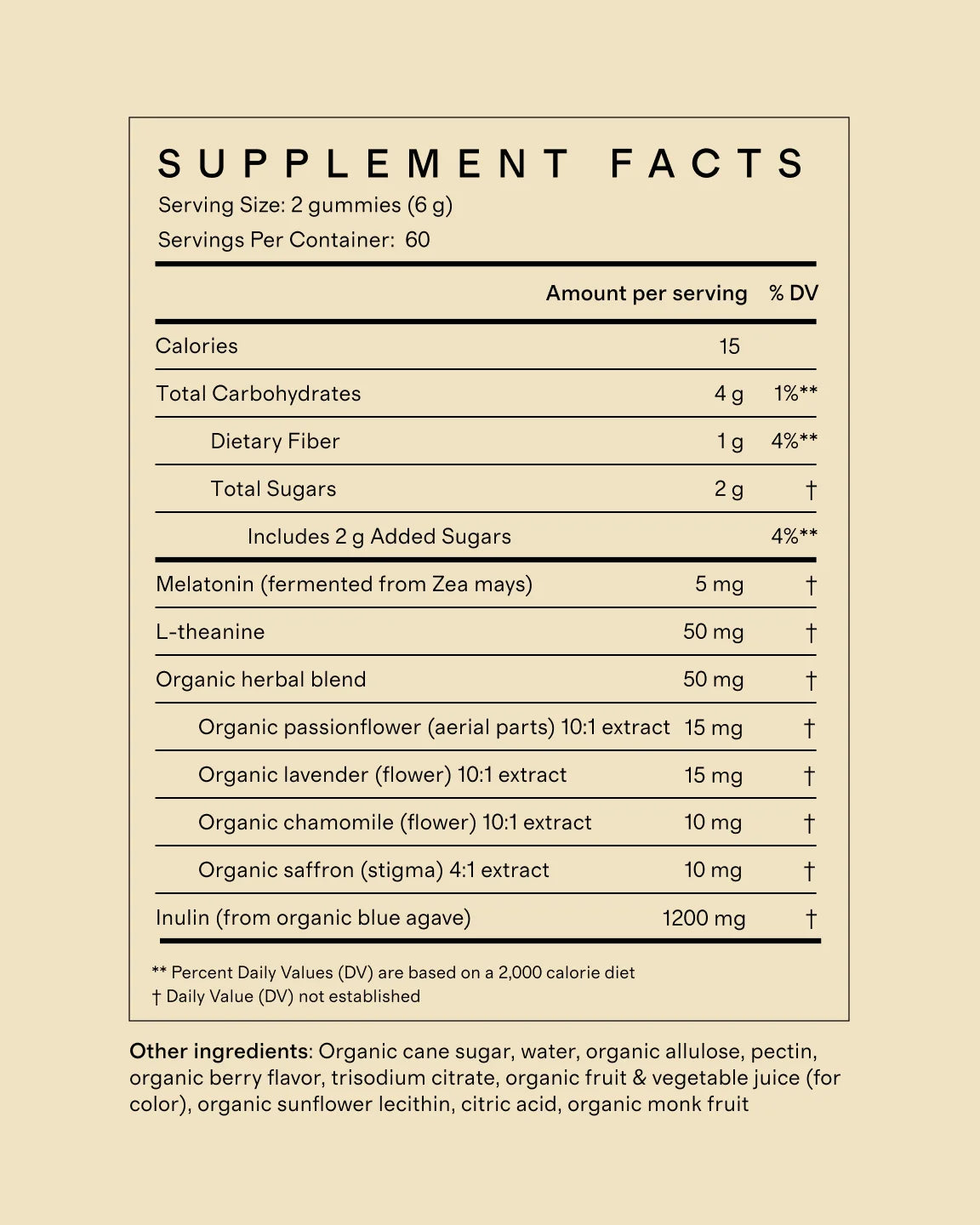 Plant-Based Sleep Gummies - 60 Servings / Berry
