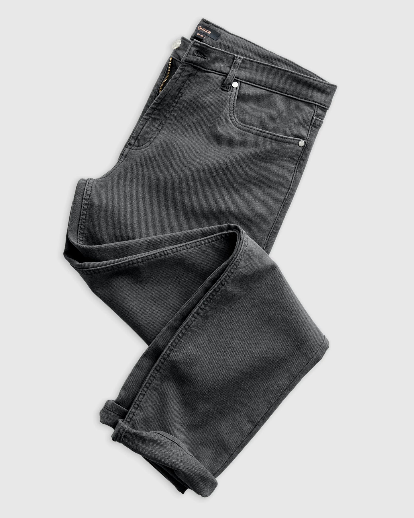 French Terry 5-Pocket Pants - Slim - 30X30 / Bayberry Olive