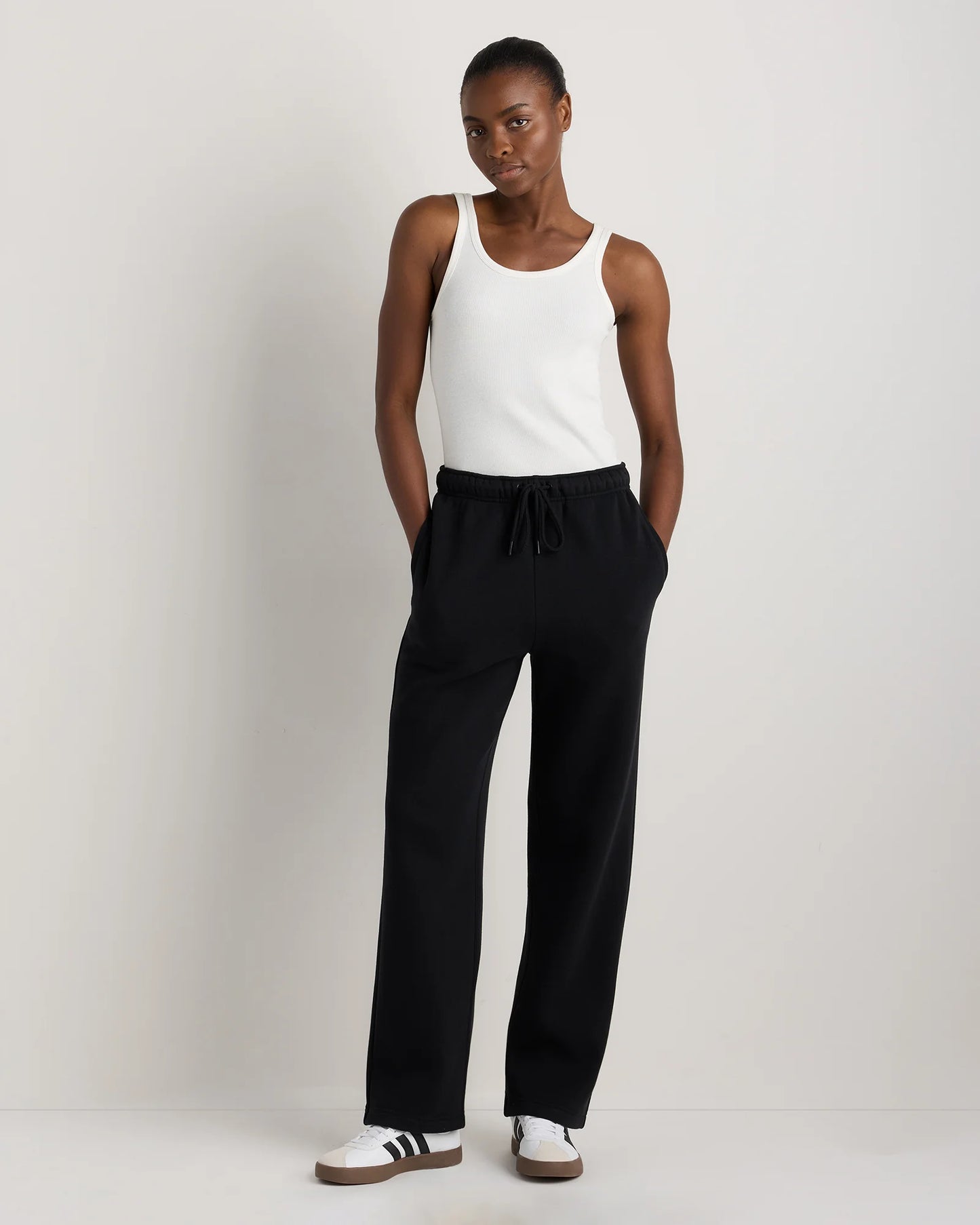 Everyday Fleece Straight Leg Sweatpants - XS / Coastal Sage