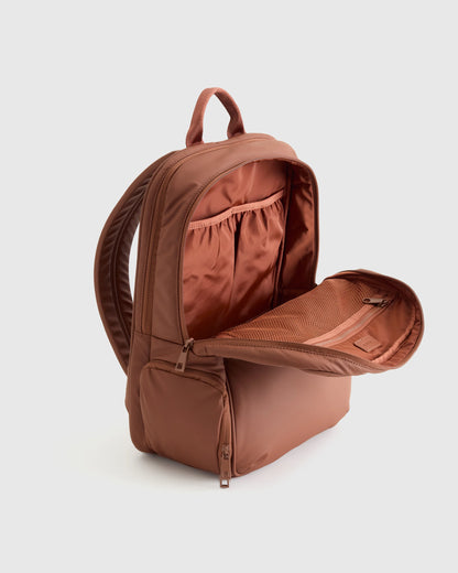 Water Repellent Puff Commuter Backpack - One Size / Black