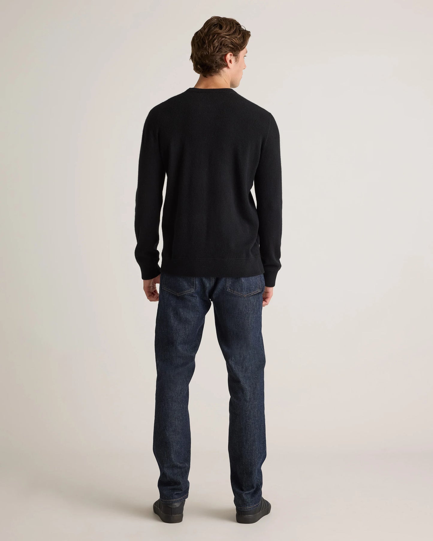 Mongolian Cashmere Sweatshirt - S / Black