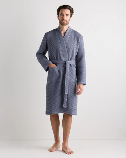Organic Turkish Waffle Robe - XS / White