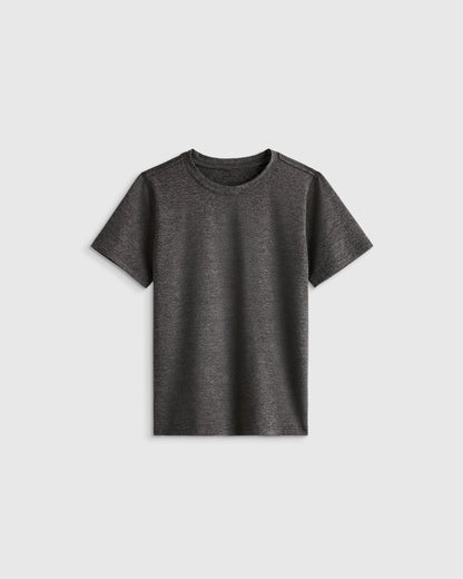 Flowknit Breeze Tee - 2T / Heather Dewstone Blue