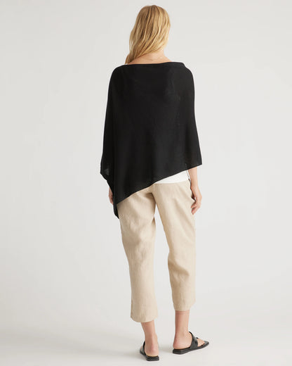 Lightweight Cotton Cashmere Nursing Shawl - One Size / Pale Custard Yellow