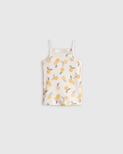 100% Organic Cotton Cami 6-Pack - 2T / White Multi Pack