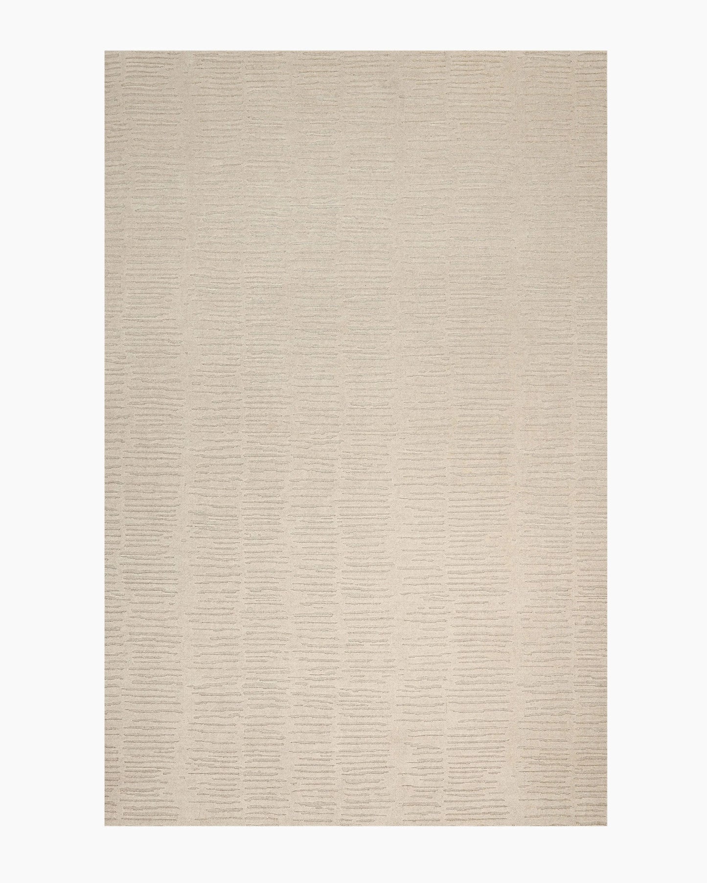 Cobble Hand-Loomed Wool Rug - 5' x 8' / Beige