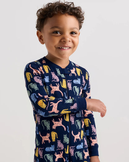 100% Organic Cotton Footie Pajama - 2T / Vehicles