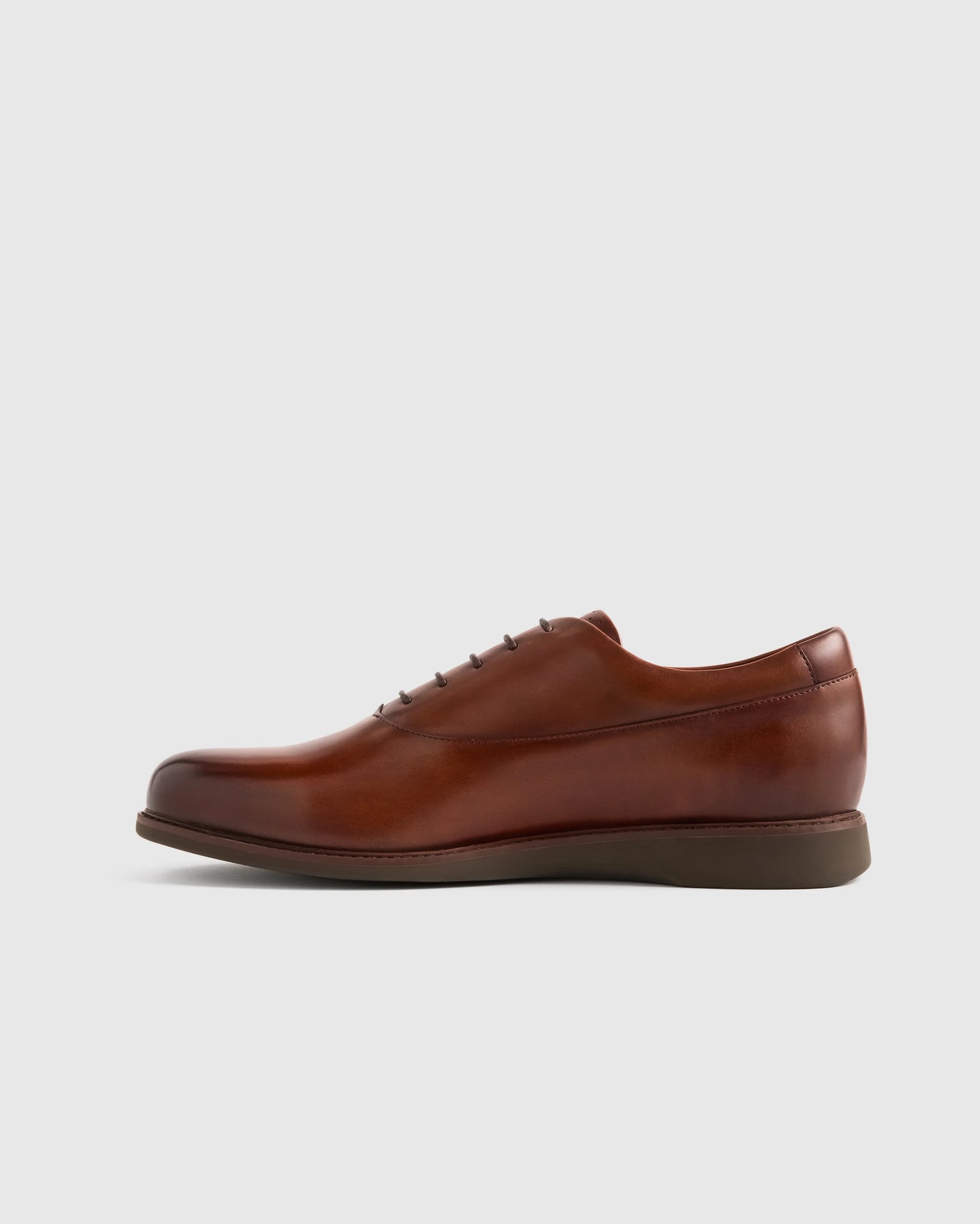 Hybrid Crafted Leather Oxford - 7 / Brandy