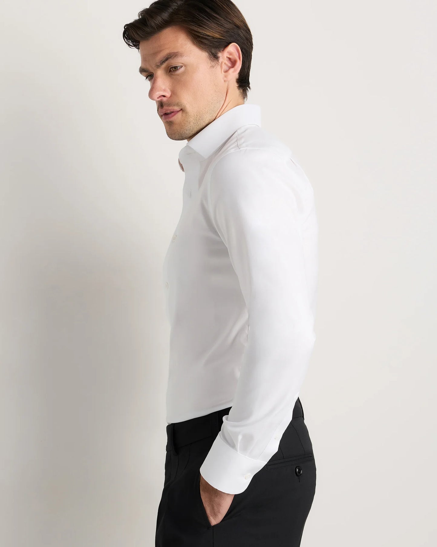 Organic Cotton Oxford Non-Iron Dress Shirt - S / Pale Blue