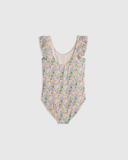 Ruffle One Piece Swimsuit - 6 / Soft Ditsy Floral