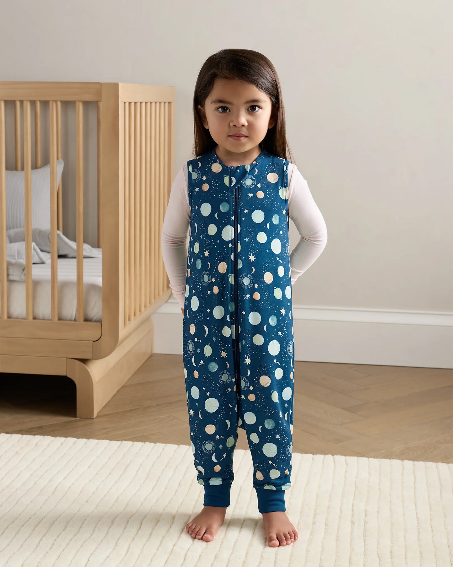 Bamboo Sleep Bag Walker 0.5 TOG - M / Colony Blue