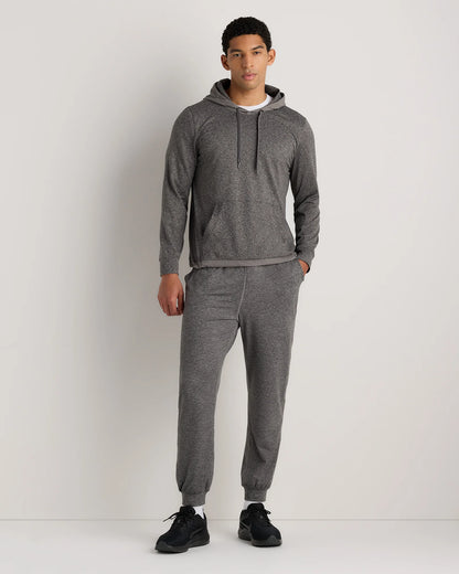 Flowknit Performance Hybrid Pullover Hoodie - S / Heather Green