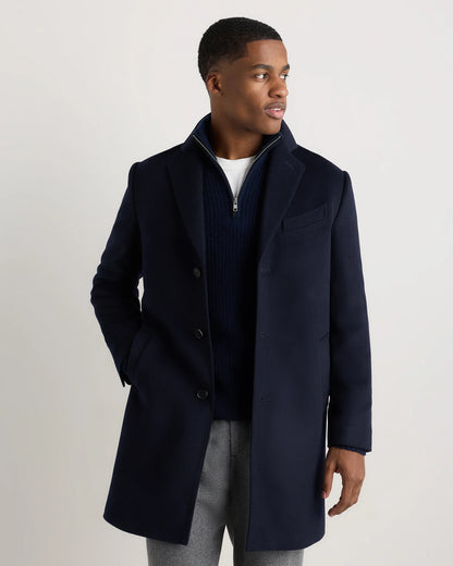 100% Mongolian Cashmere Car Coat - S / Camel