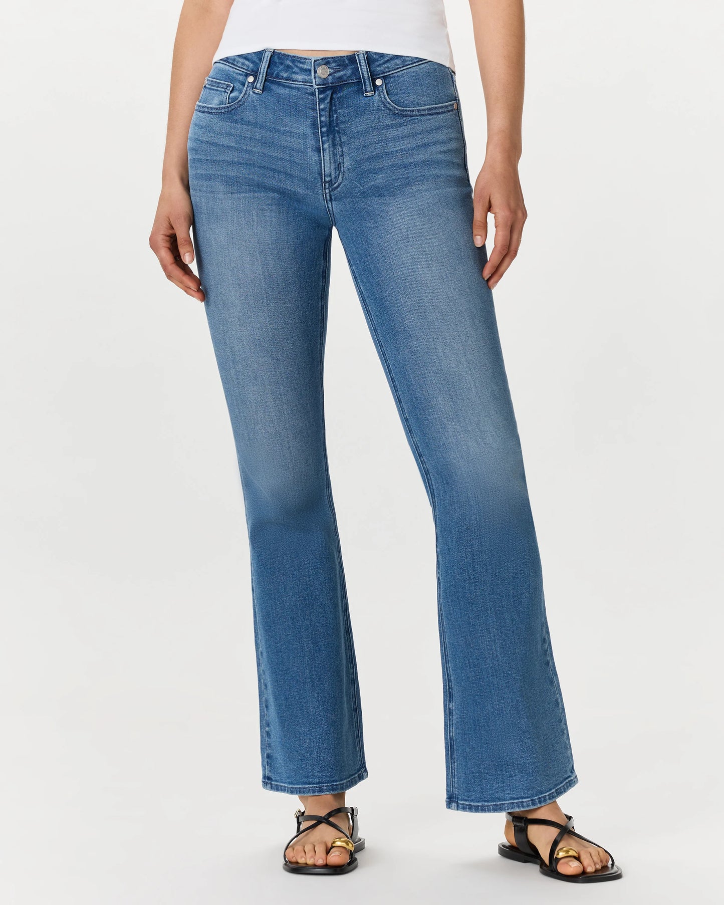 Luna Stretch Flare Jeans - 24 / Black