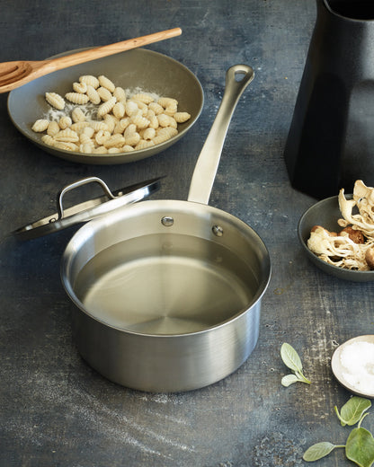5-Ply Stainless Steel Saucepan - 2 QT / No Color