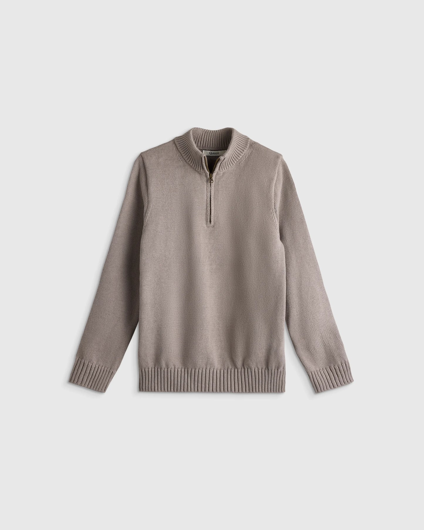 Boys 100% Organic Cotton Quarter-Zip Sweater - 2T / Navy