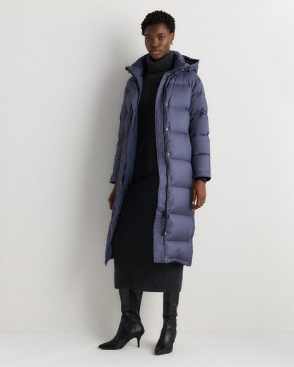 Responsible Down Long Puffer Jacket - XS / Black