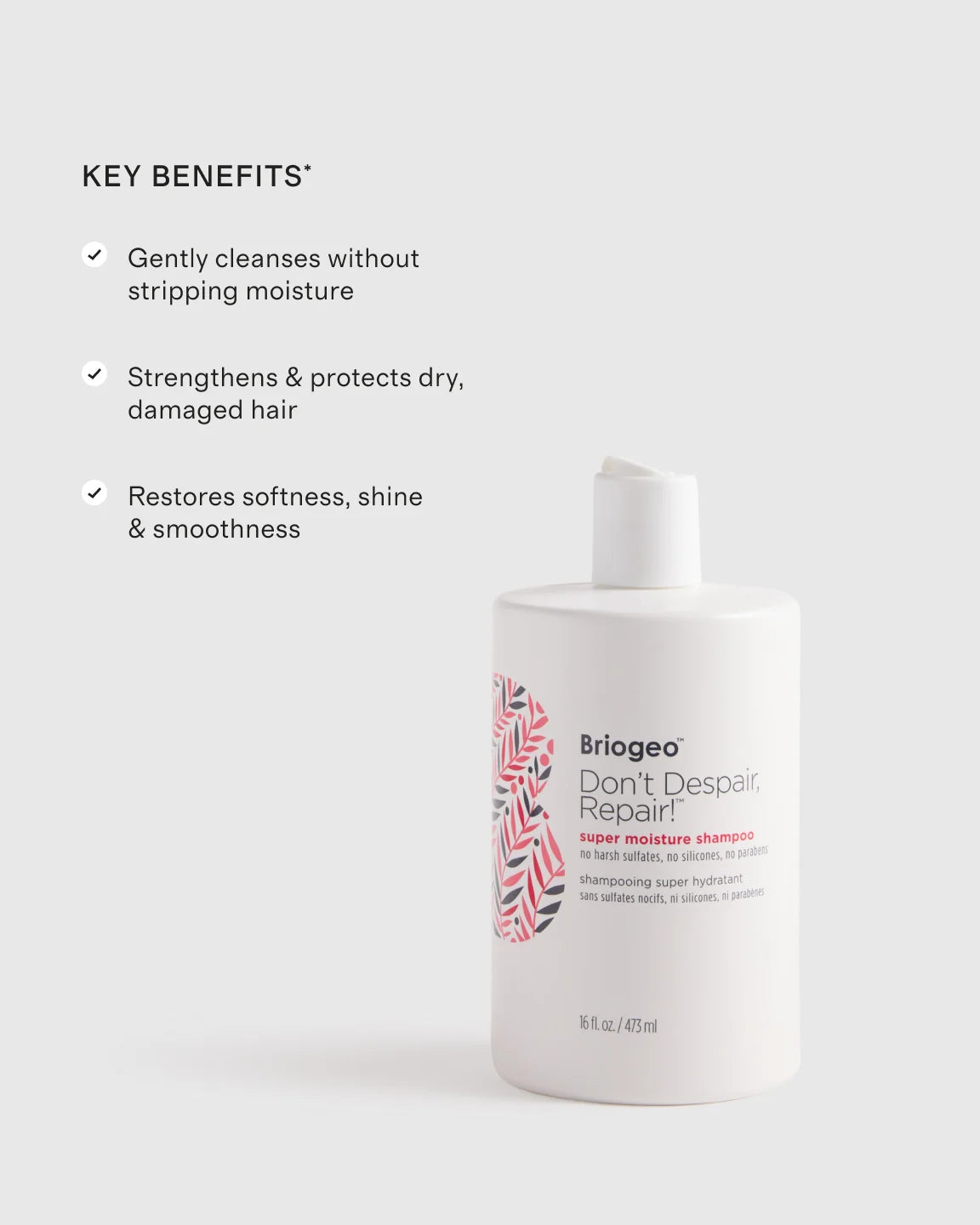 Don't Despair, Repair!™ Super Moisture Shampoo 33.8oz by Briogeo - One Size / No Color