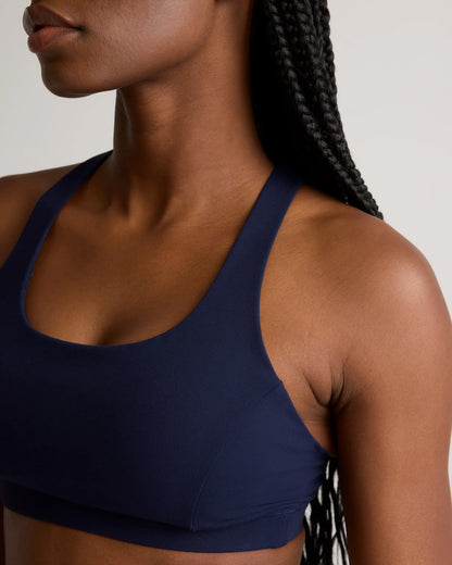 Power-Up Strappy Sports Bra - XS / Deep Navy