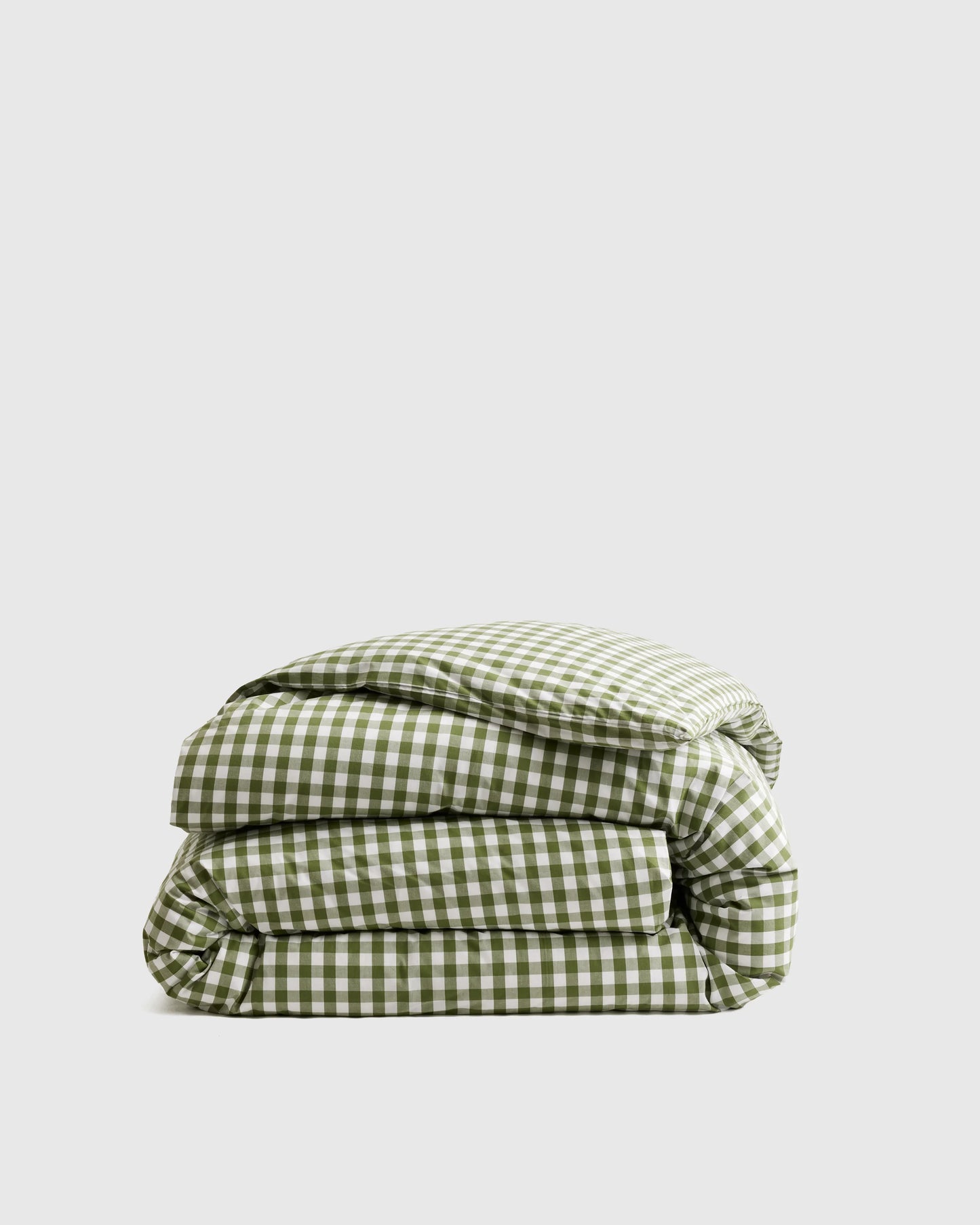Organic Crisp Percale Duvet Cover - Twin / Ivory