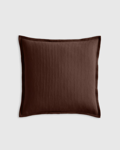 Organic Cotton Matelasse Euro Sham - Euro / Dried Sage