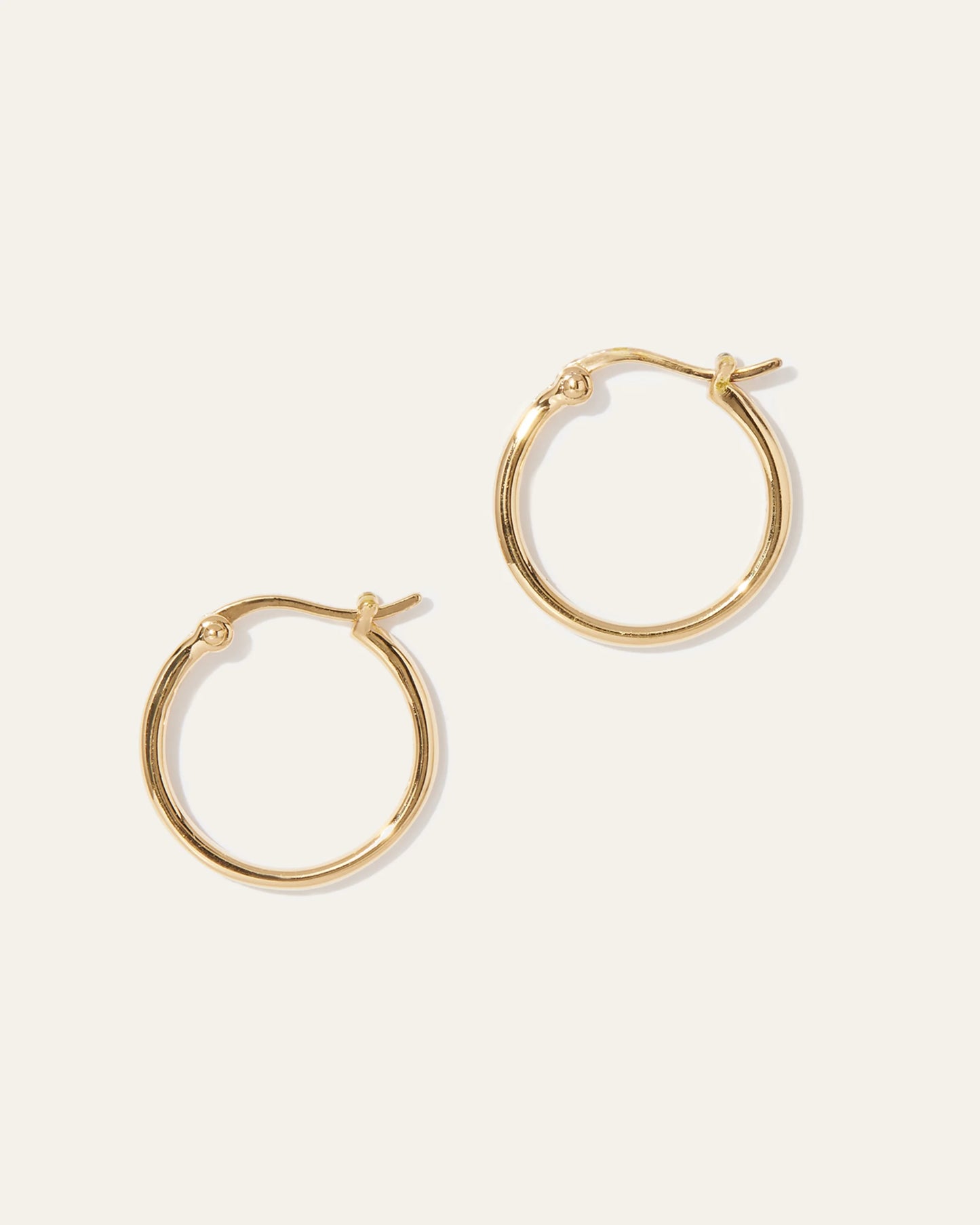 Midi Hoops - One Size / Gold Vermeil