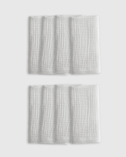 Organic Cotton Gauze Napkins (Set of 8) - One Size / Chocolate