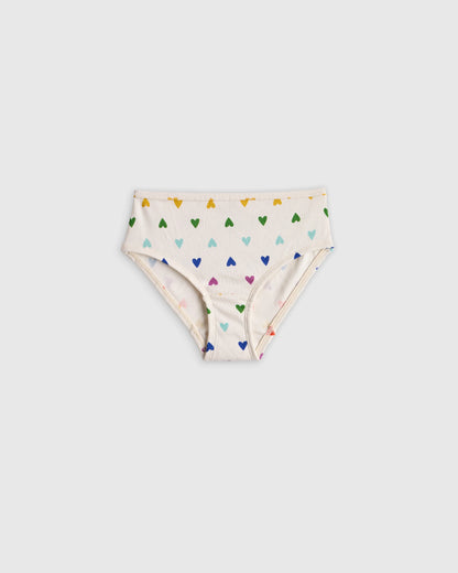 Girls 100% Organic Cotton Brief 7-Pack - 6 / Girl Multi Pack