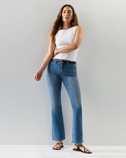 Luna Stretch Flare Jeans - 24 / Black