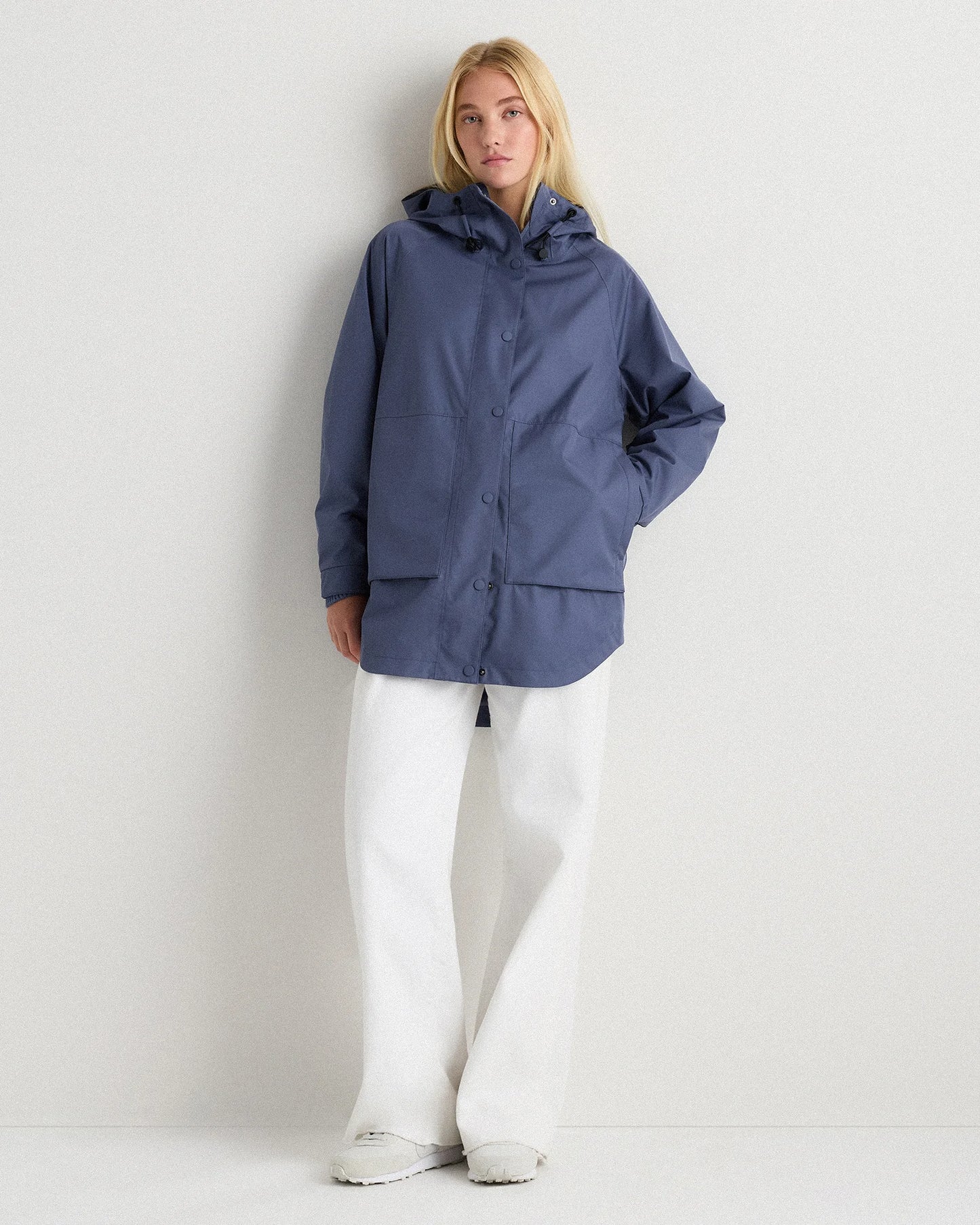 Weather Proof Oversized Rain Jacket - XS / Tea Green