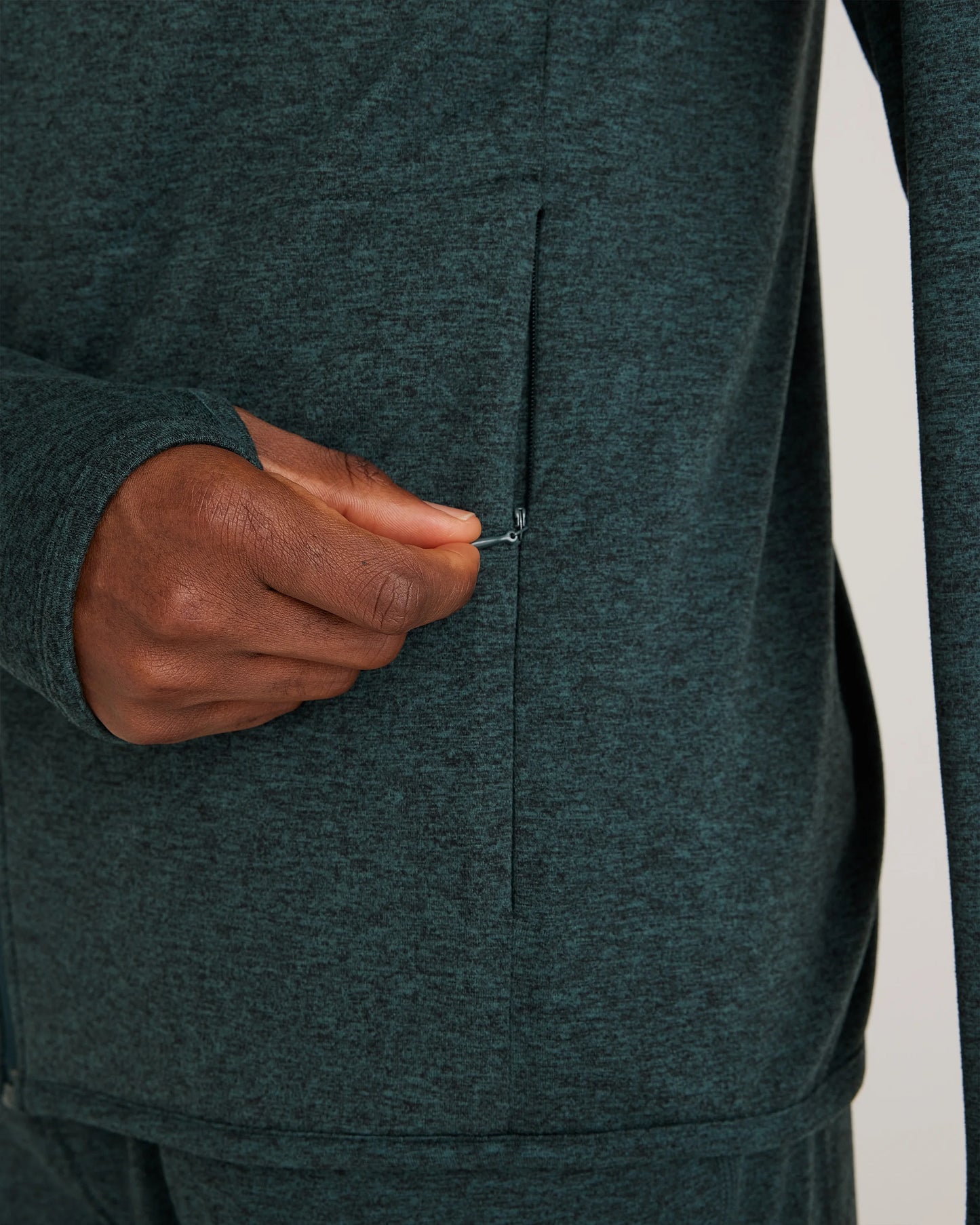 Flowknit Performance Zip Hoodie - S / Heather Grey