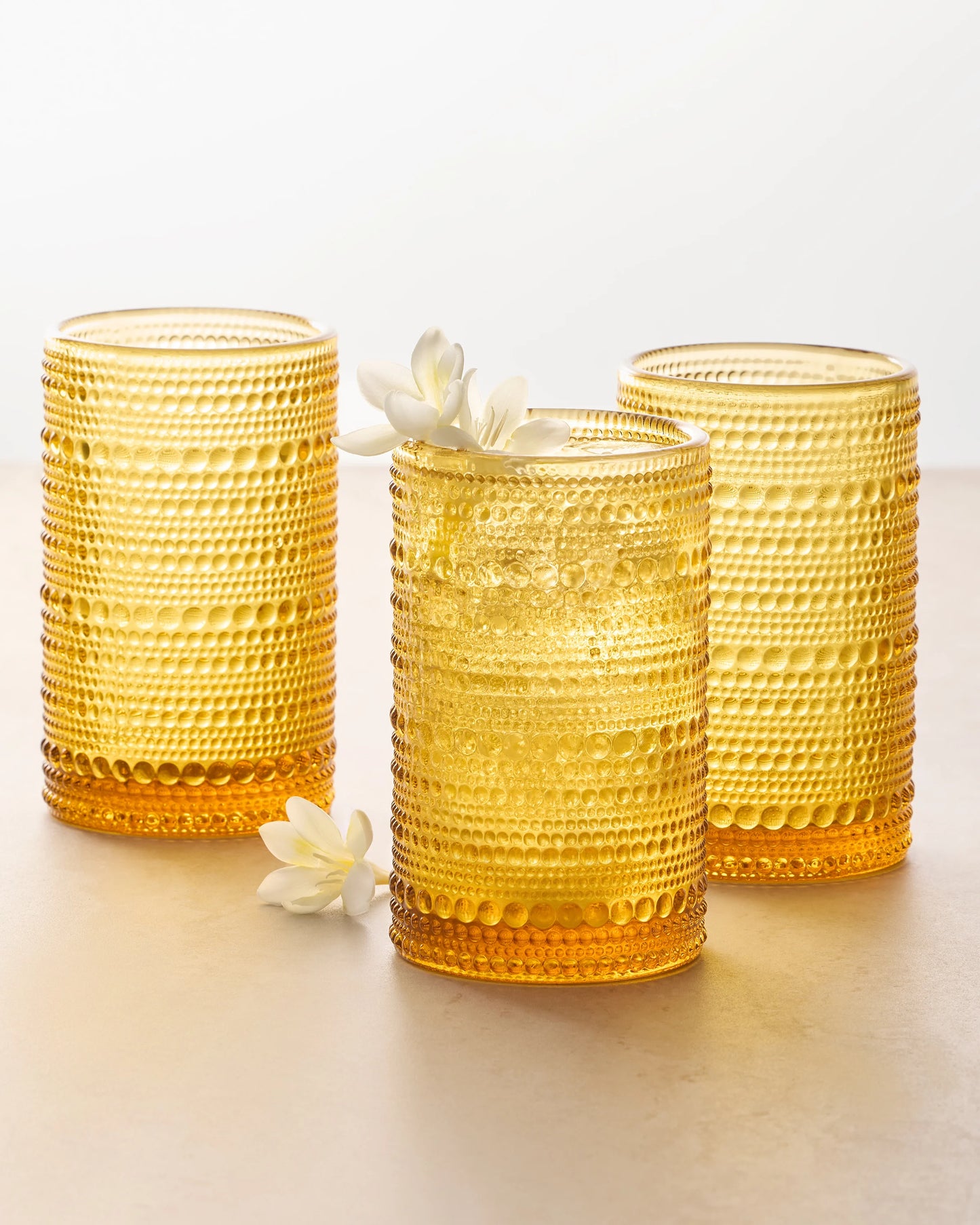 Jupiter Tall Glass Tumbler (Set of 6) - One Size / Fern Green