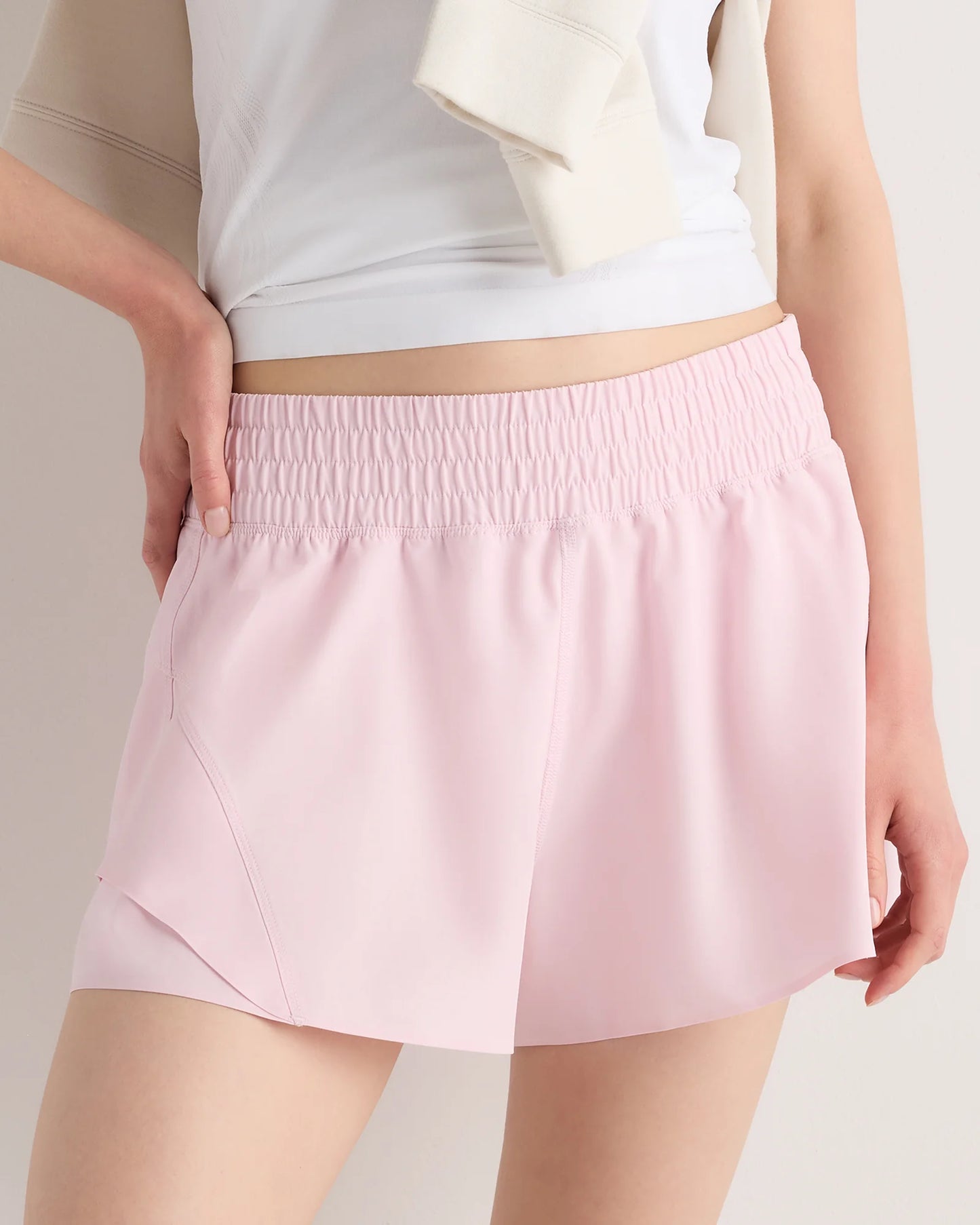 High-Rise Glide Running Shorts - XS / Black