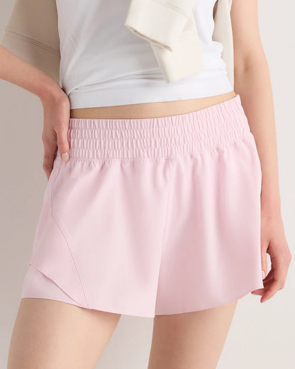 High-Rise Glide Running Shorts - XS / Black