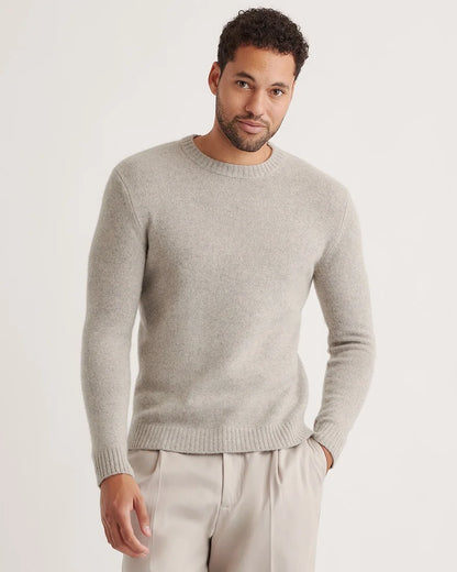 100% Yak Wool Crewneck Sweater - XS / Starry Night Navy