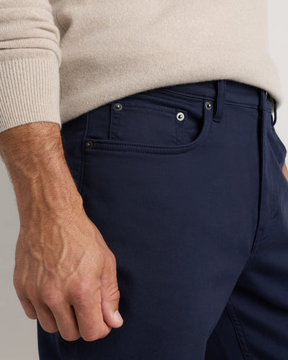 Comfort Stretch Traveler 5-Pocket Pants - Athletic Tapered - 30X30 / Chive